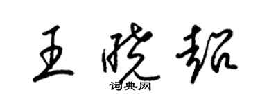 梁锦英王晓超草书个性签名怎么写