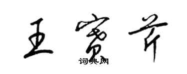 梁锦英王赛芹草书个性签名怎么写