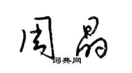 梁锦英周晶草书个性签名怎么写