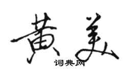 骆恒光黄美行书个性签名怎么写