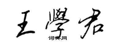 王正良王学君行书个性签名怎么写