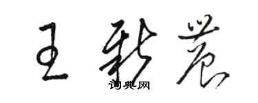 骆恒光王新农草书个性签名怎么写