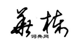 朱锡荣华栋草书个性签名怎么写