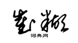 朱锡荣崔糊草书个性签名怎么写