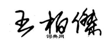 朱锡荣王柏杰草书个性签名怎么写