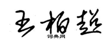 朱锡荣王柏超草书个性签名怎么写