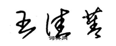 朱锡荣王佳菁草书个性签名怎么写