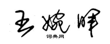 朱锡荣王婉晖草书个性签名怎么写