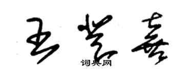 朱锡荣王登喜草书个性签名怎么写