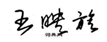 朱锡荣王映旋草书个性签名怎么写