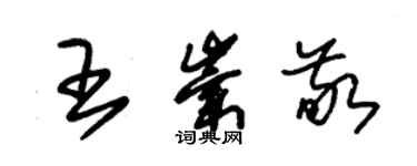 朱锡荣王崇敬草书个性签名怎么写