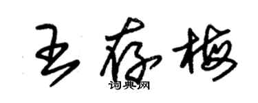 朱锡荣王存梅草书个性签名怎么写