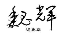 曾庆福魏辉草书个性签名怎么写