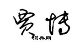 朱锡荣贾博草书个性签名怎么写