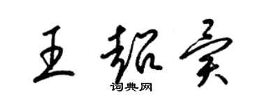 梁锦英王超异草书个性签名怎么写