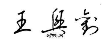 梁锦英王兴刘草书个性签名怎么写
