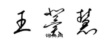 梁锦英王冀慧草书个性签名怎么写