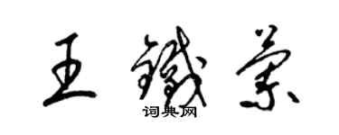 梁锦英王铁兰草书个性签名怎么写