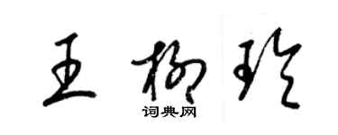 梁锦英王柳玲草书个性签名怎么写