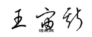 梁锦英王宙斯草书个性签名怎么写