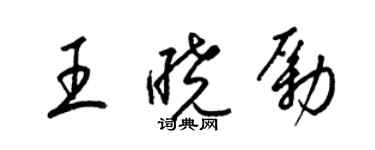 梁锦英王晓励草书个性签名怎么写