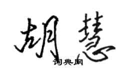 骆恒光胡慧行书个性签名怎么写
