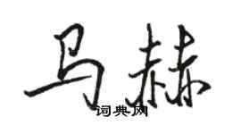 骆恒光马赫行书个性签名怎么写