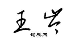 梁锦英王岑草书个性签名怎么写
