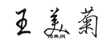 骆恒光王美菊行书个性签名怎么写