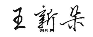 骆恒光王新朵行书个性签名怎么写
