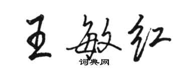 骆恒光王敏红行书个性签名怎么写