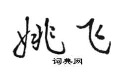 骆恒光姚飞行书个性签名怎么写