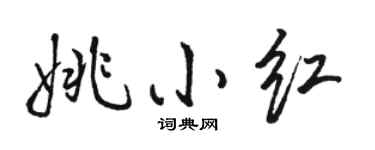 骆恒光姚小红行书个性签名怎么写