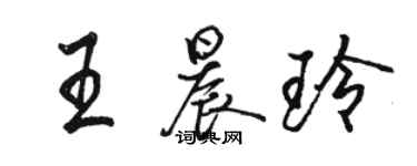 骆恒光王晨玲行书个性签名怎么写