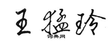 骆恒光王猛玲行书个性签名怎么写