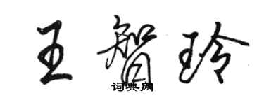 骆恒光王智玲行书个性签名怎么写