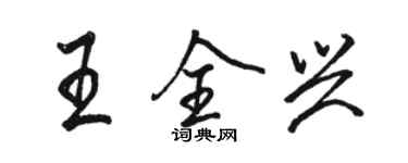 骆恒光王全兴行书个性签名怎么写
