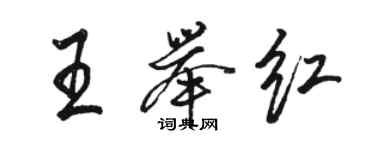 骆恒光王举红行书个性签名怎么写