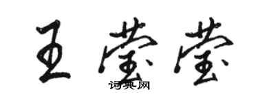 骆恒光王莹莹行书个性签名怎么写