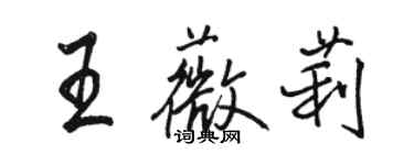 骆恒光王薇莉行书个性签名怎么写
