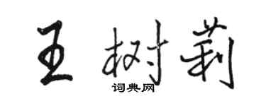 骆恒光王树莉行书个性签名怎么写
