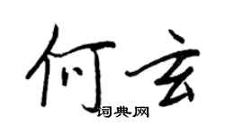王正良何玄行书个性签名怎么写