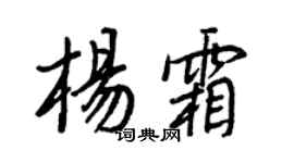 王正良杨霜行书个性签名怎么写