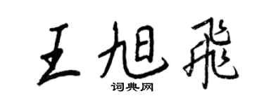 王正良王旭飞行书个性签名怎么写