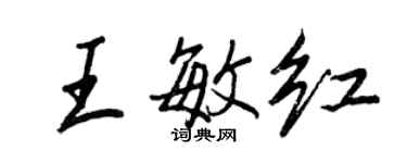 王正良王敏红行书个性签名怎么写