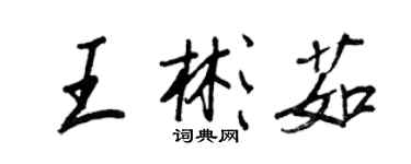 王正良王彬茹行书个性签名怎么写