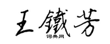 王正良王铁芳行书个性签名怎么写