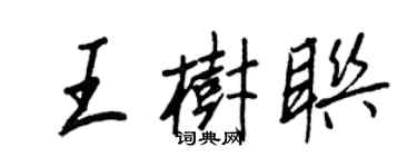 王正良王树联行书个性签名怎么写