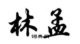 胡问遂林孟行书个性签名怎么写