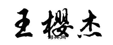 胡问遂王樱杰行书个性签名怎么写